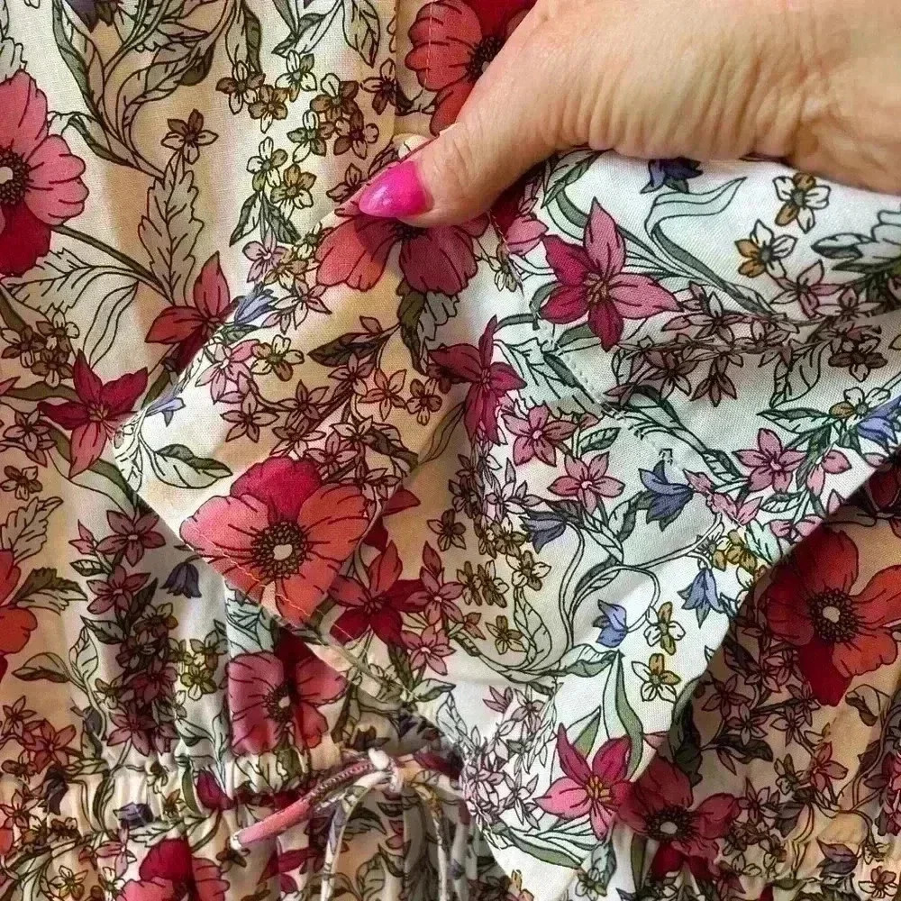 Jessica Simpson Multicolored Floral Romper - Picture 13 of 14